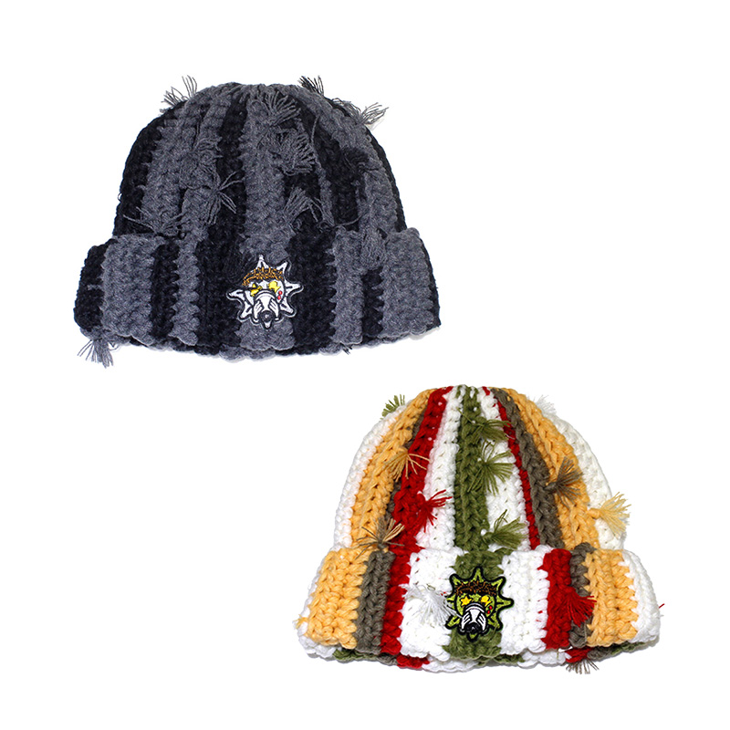 HAND TIED BEANIE -2.COLOR-