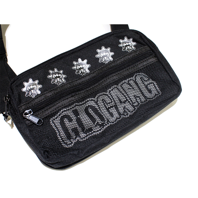 NOT A GANG SHOULDER BAG -BLACK-