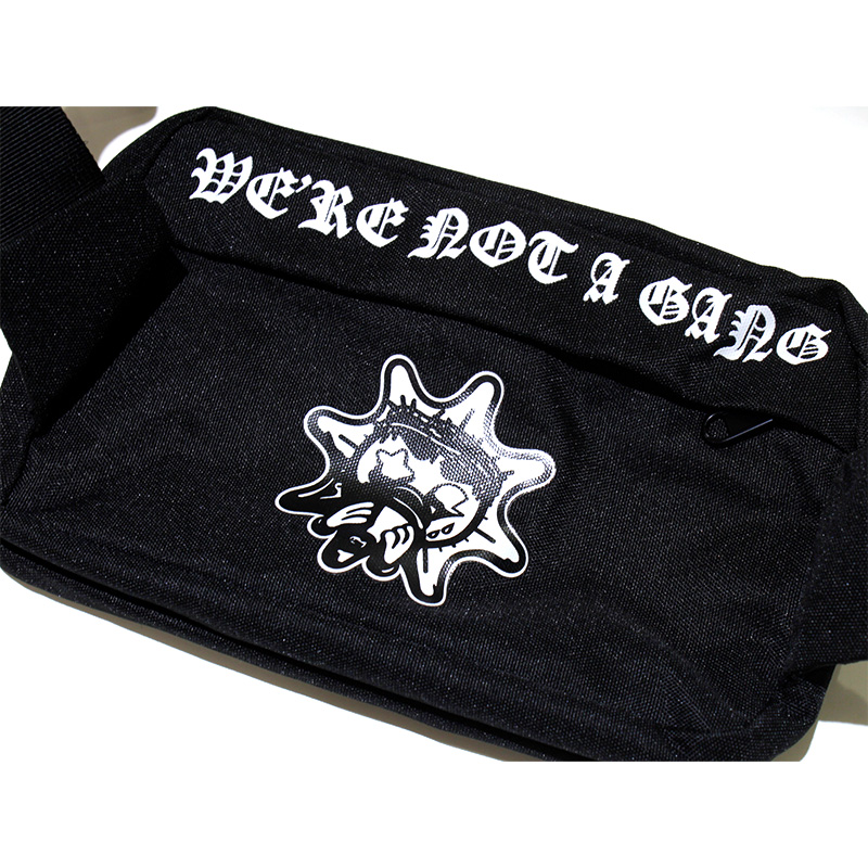 NOT A GANG SHOULDER BAG -BLACK-