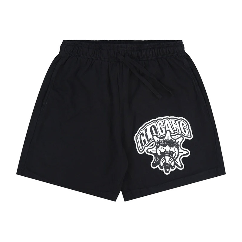 LOGO GLO SHORTS -BLACK-