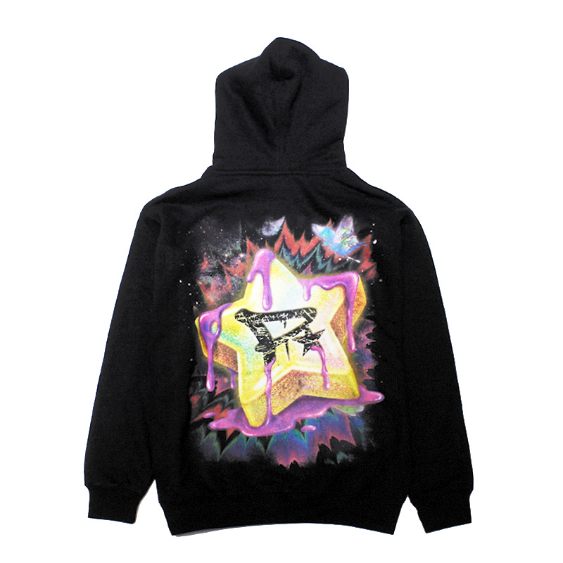 MUDDY SKULL HOODIE -BLACK-