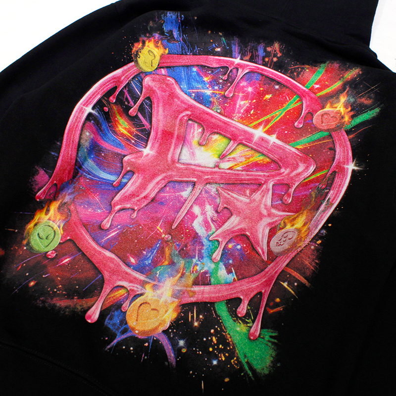 MUDDY CUP CROWN HOODIE -BLACK-
