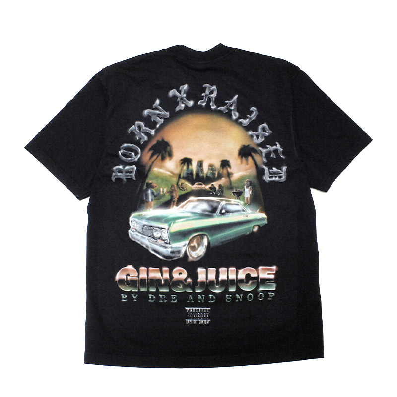BORNXRAISEDxGIN&JUICE -BLACK-