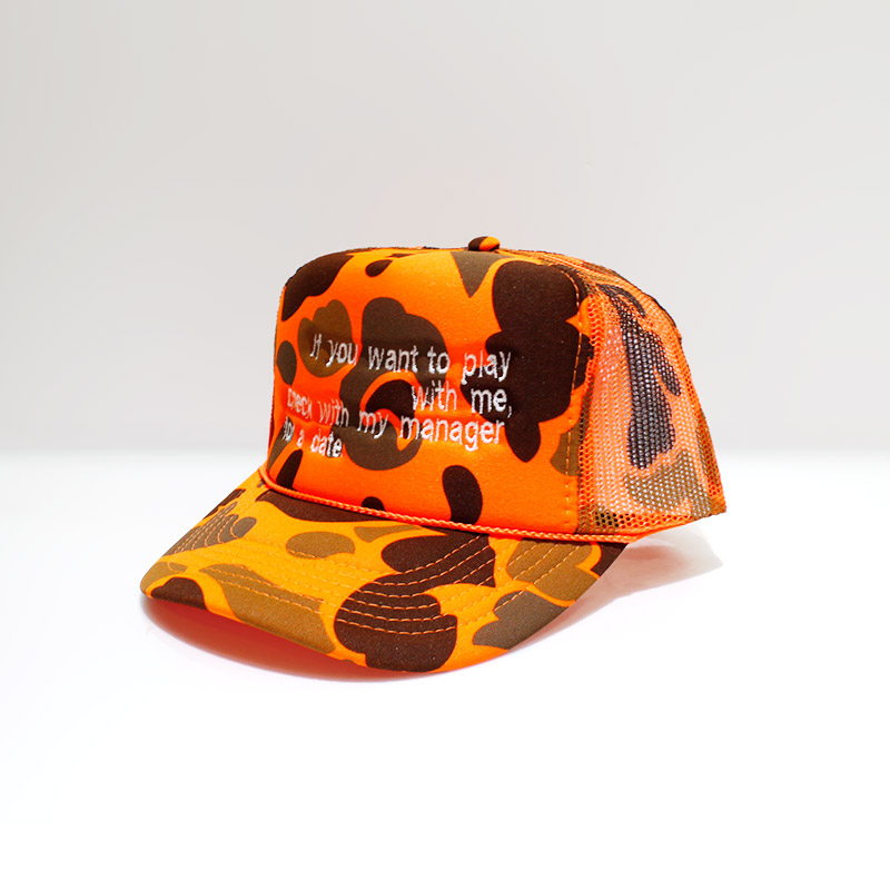 MANAGER CAP -ORANGE-