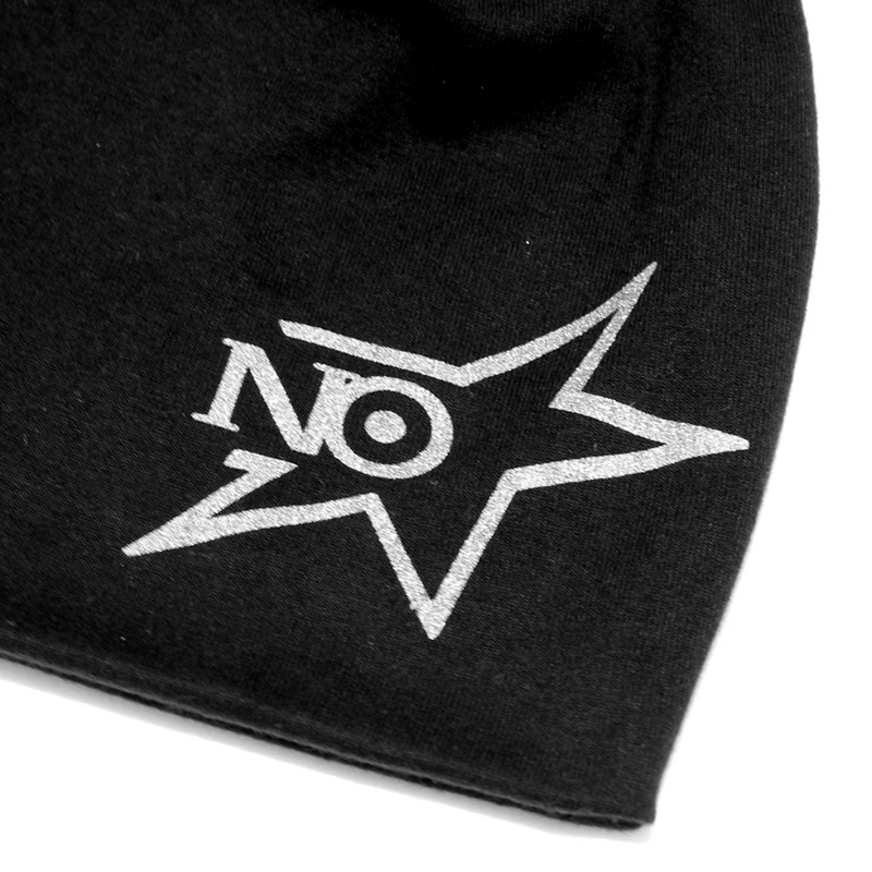 NO CAP LOGO BEANIE -BLACK-