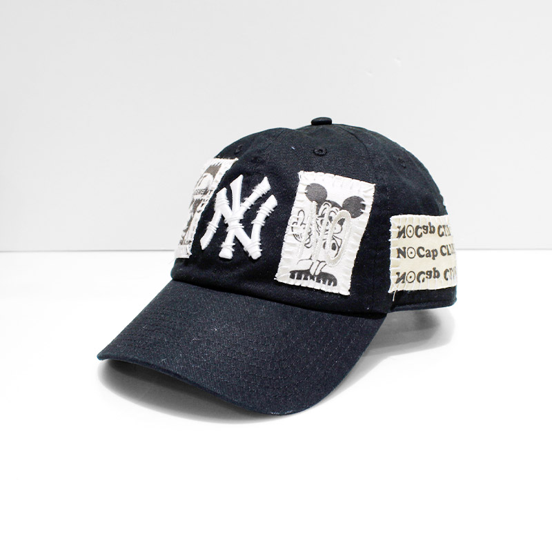 HAND SEWING CUSTOM CAP -BLACK【B】-