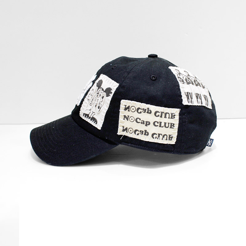 HAND SEWING CUSTOM CAP -BLACK【B】-