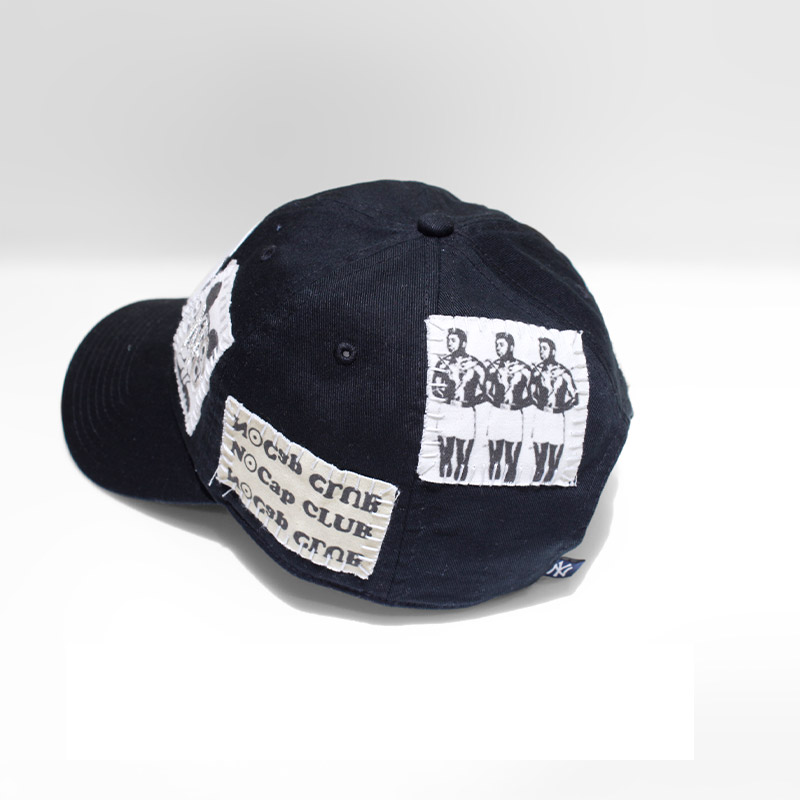 HAND SEWING CUSTOM CAP -BLACK【B】-