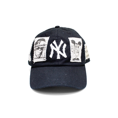 HAND SEWING CUSTOM CAP -BLACK【B】-