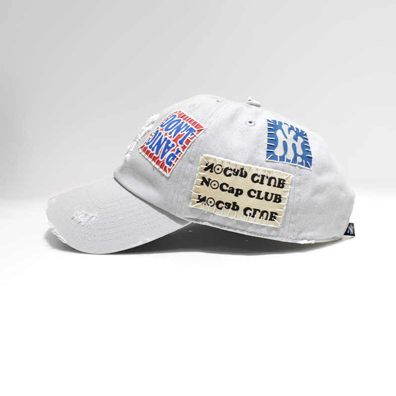 HAND SEWING CUSTOM CAP -GREY【A】-