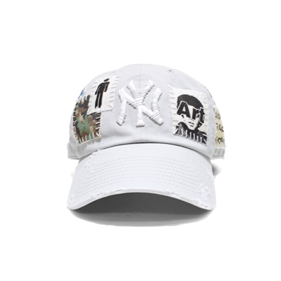 HAND SEWING CUSTOM CAP -GREY【B】-