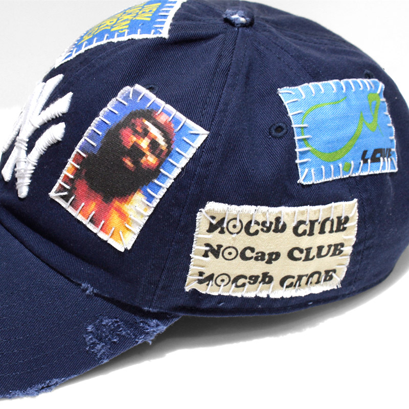 HAND SEWING CUSTOM CAP -NAVY【A】-