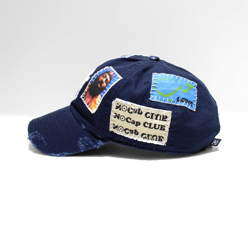 HAND SEWING CUSTOM CAP -NAVY【A】-