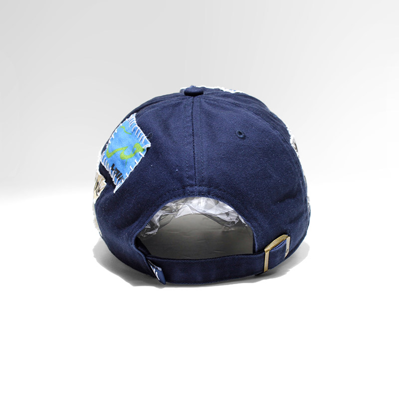 HAND SEWING CUSTOM CAP -NAVY【A】-