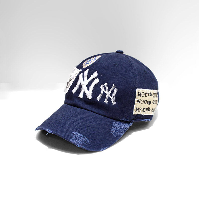 HAND SEWING CUSTOM CAP -NAVY【B】-