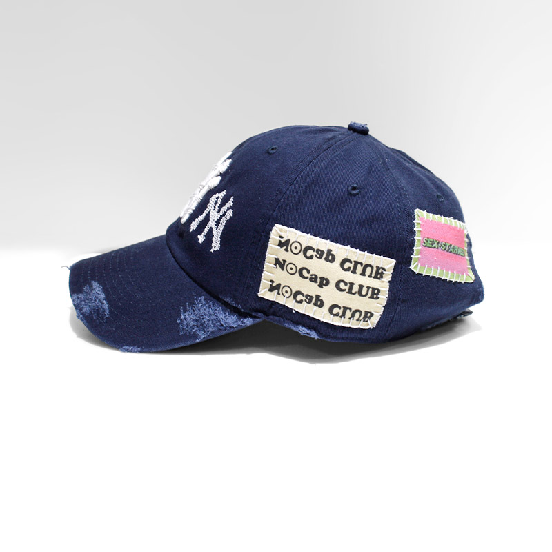 HAND SEWING CUSTOM CAP -NAVY【B】-