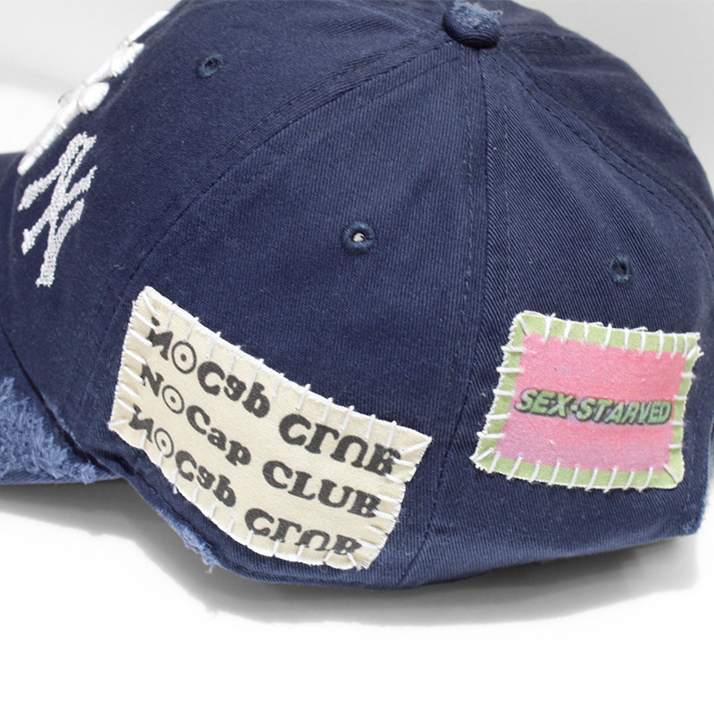 HAND SEWING CUSTOM CAP -NAVY【B】-