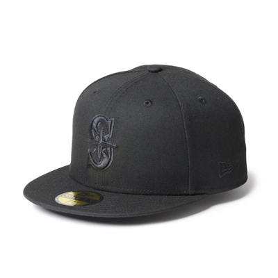 5950 SEATTLE MARINERS  BLACK ON BLACK -BLACK-