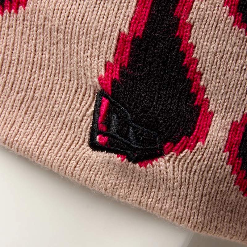 BASIC BEANIE FLAME BLK PNK -PINK-