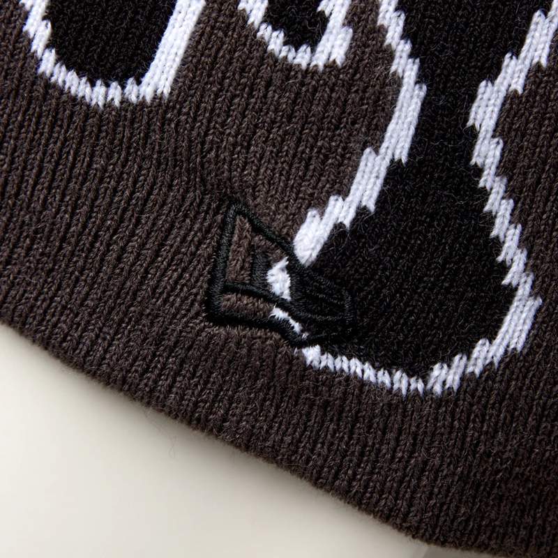 BASIC BEANIE FLAME BLK DGRY -BLACK-