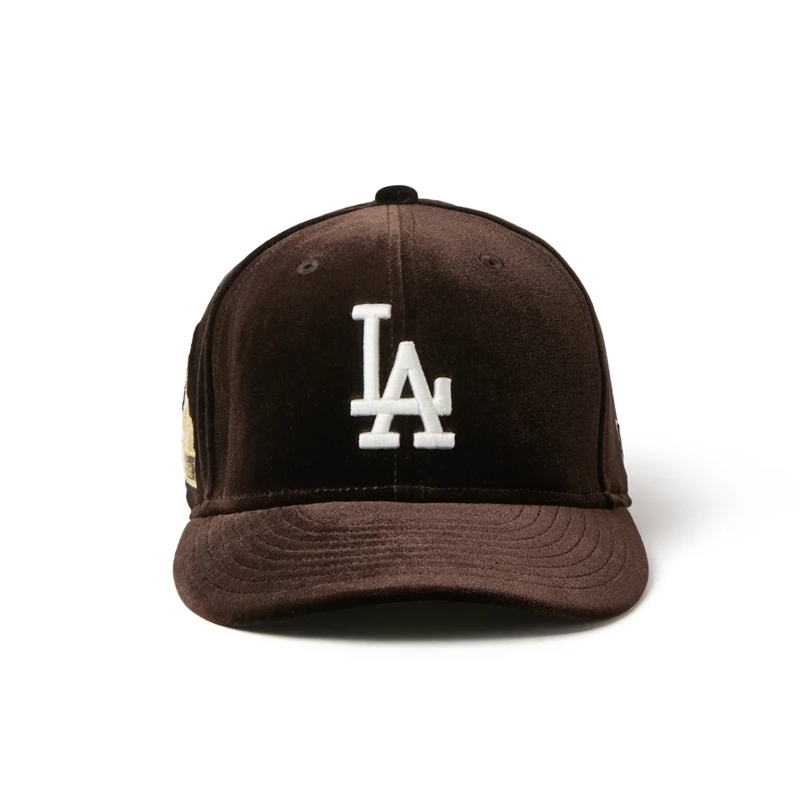 PC5950 LOS ANGELES DODGERS VELVET BRN -BROWN-
