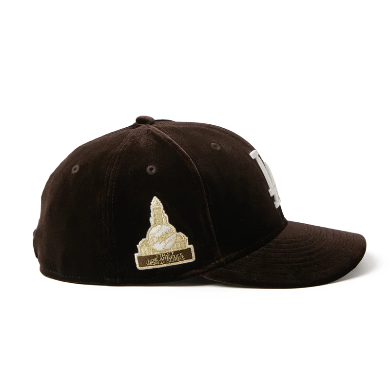 PC5950 LOS ANGELES DODGERS VELVET BRN -BROWN-