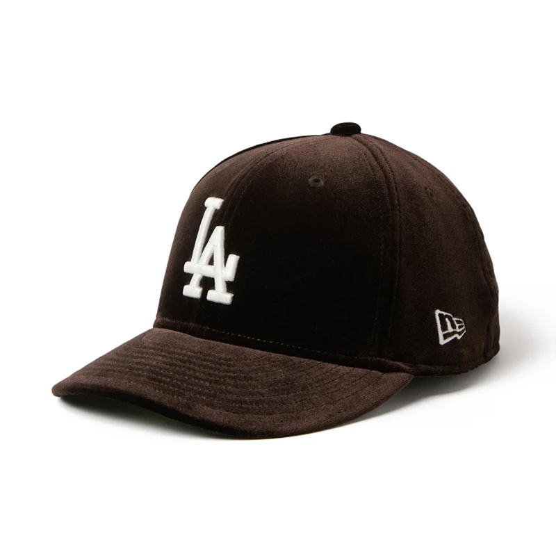 PC5950 LOS ANGELES DODGERS VELVET BRN -BROWN-