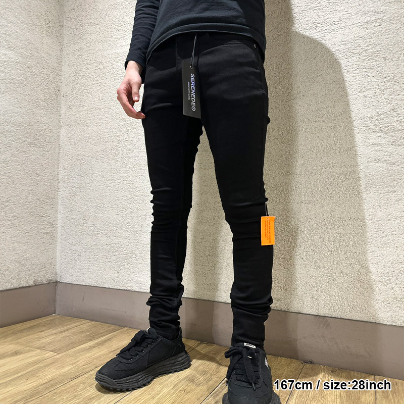 VANTA11 JEANS -BLACK-