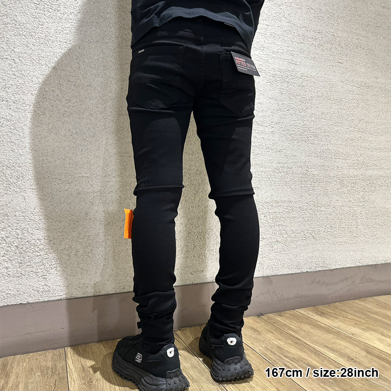 VANTA11 JEANS -BLACK-