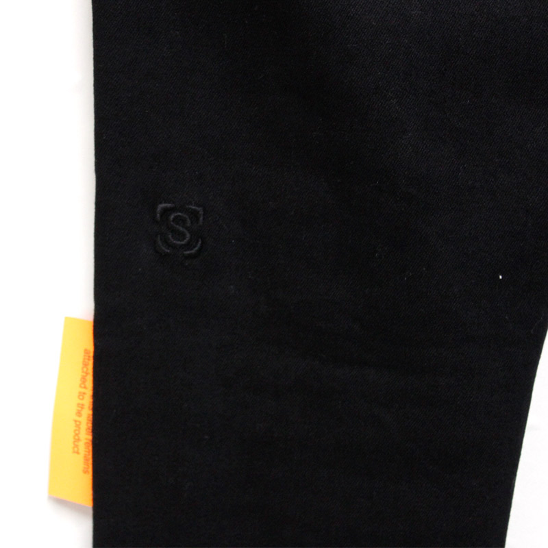 PEACE BLACK JEANS -BLACK-