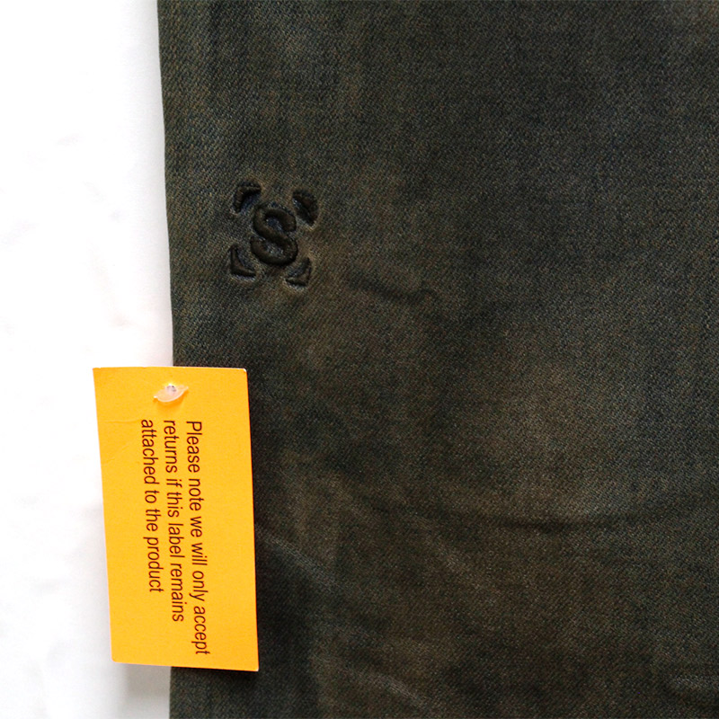 OUR STACKED JEANS -BROWN-