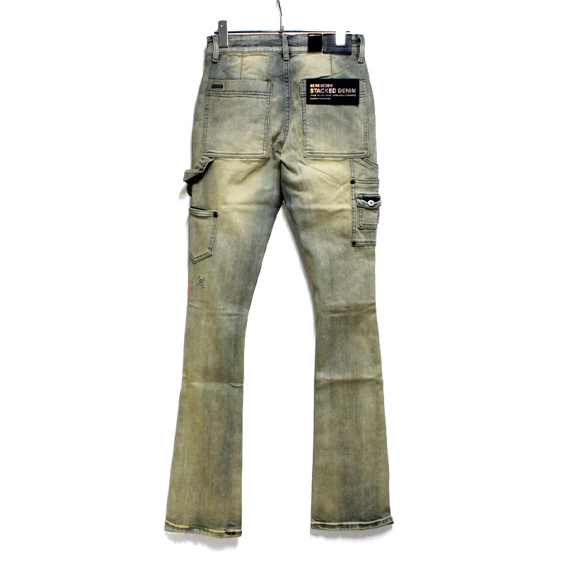 CEDAR STACKED JEANS -W.INDIGO-
