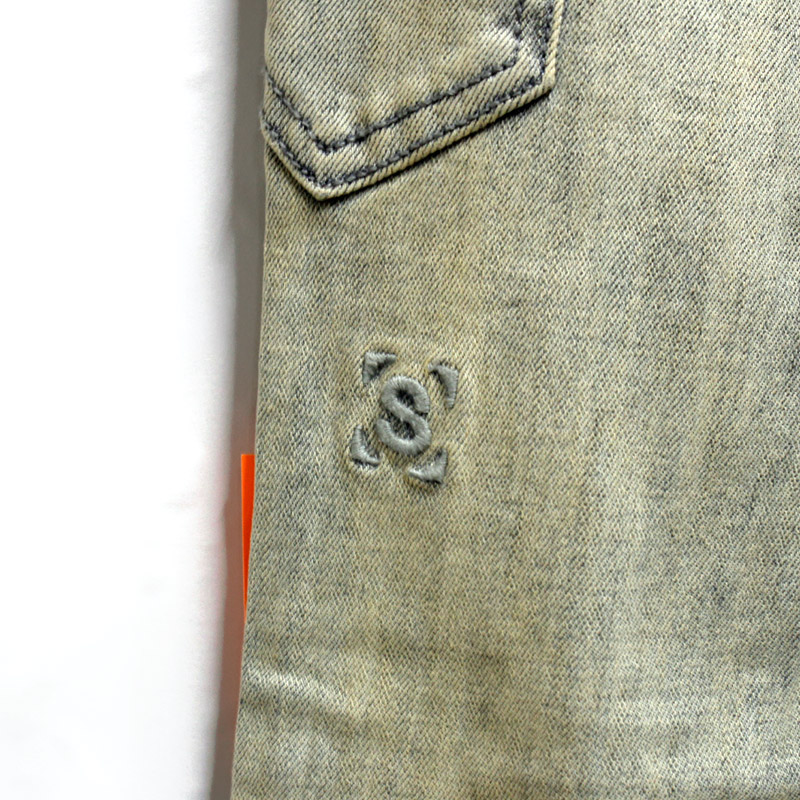 CEDAR STACKED JEANS -W.INDIGO-