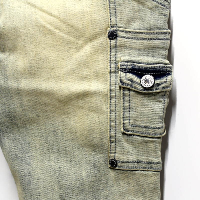 CEDAR STACKED JEANS -W.INDIGO-