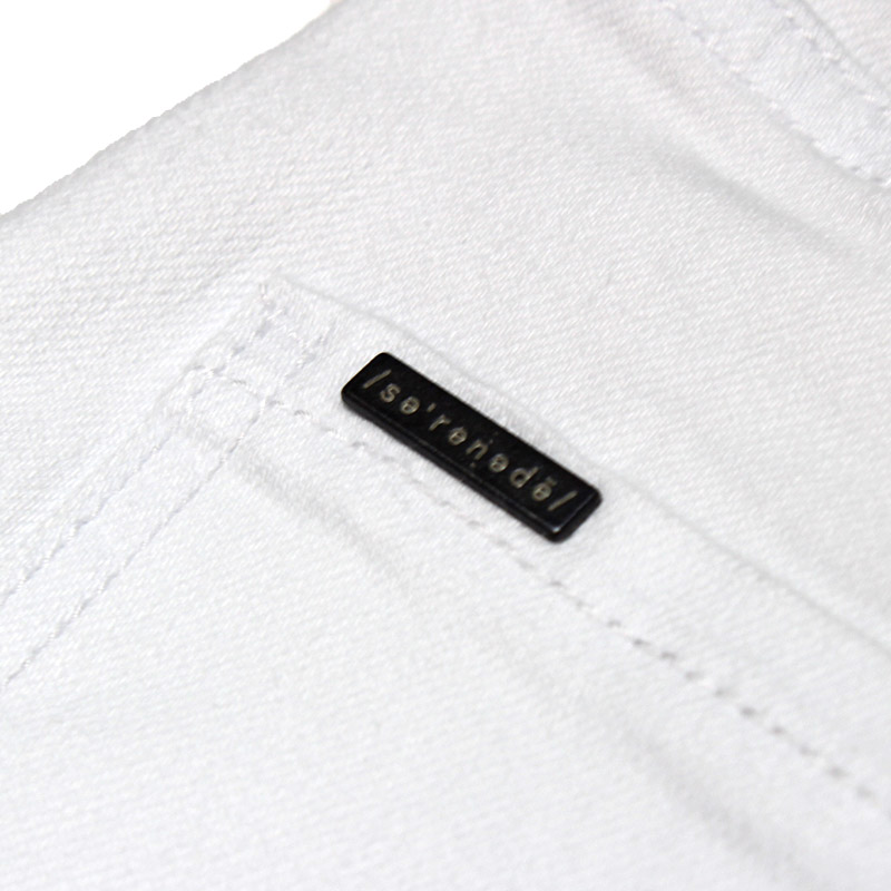 EVEREST NO RIPS JEANS -WHITE-