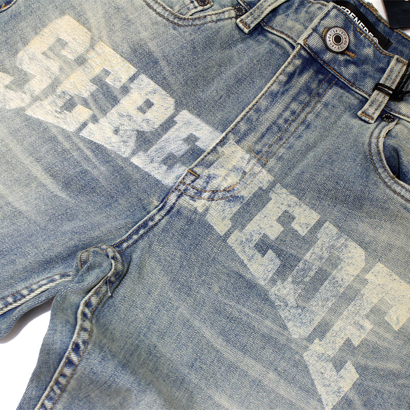 DYNASTY MID BLUE JEANS -BLUE-