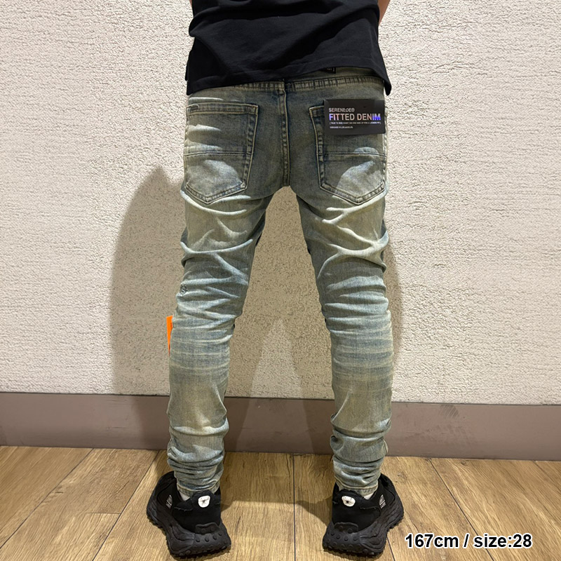 DYNASTY MID BLUE JEANS -BLUE-