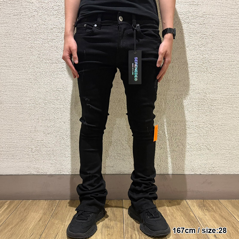 NOUR 7 JEANS -BLACK-