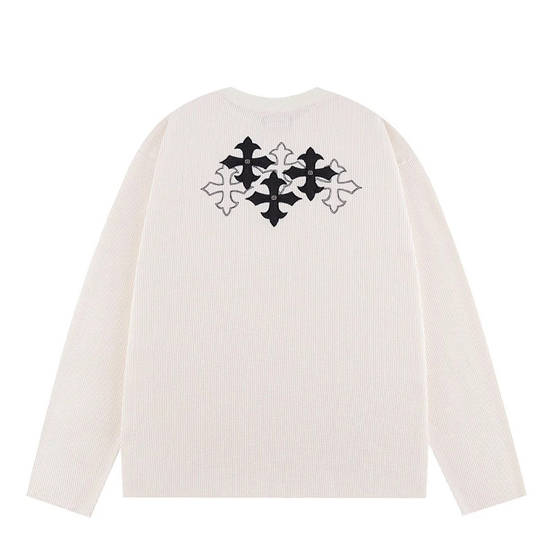 MULTIPLE CROSS THERMAL LONG SLEEVE TEE -2.COLOR-
