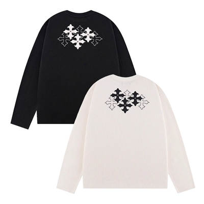 MULTIPLE CROSS THERMAL LONG SLEEVE TEE -2.COLOR-