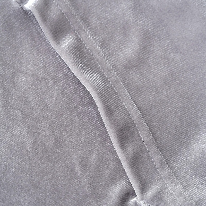 MICRO CROSS RHINESTONE VELOUR ZIP HOODIE -2.COLOR-