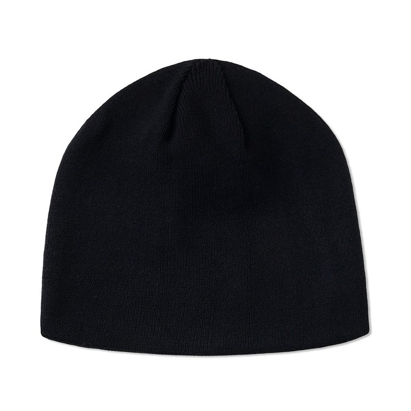 MULTIPLE CROSS LEATHER PATCH BEANIE -2.COLOR-