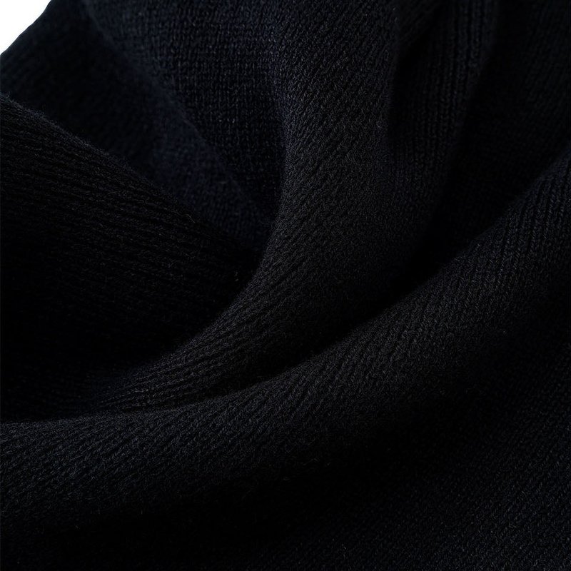 MULTIPLE CROSS LEATHER PATCH BEANIE -2.COLOR-