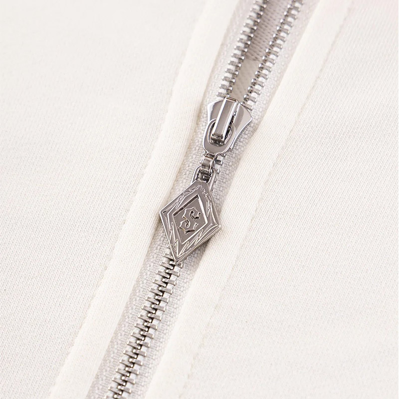 FAUX FUR CROSS ZIP HOODIE -2.COLOR-