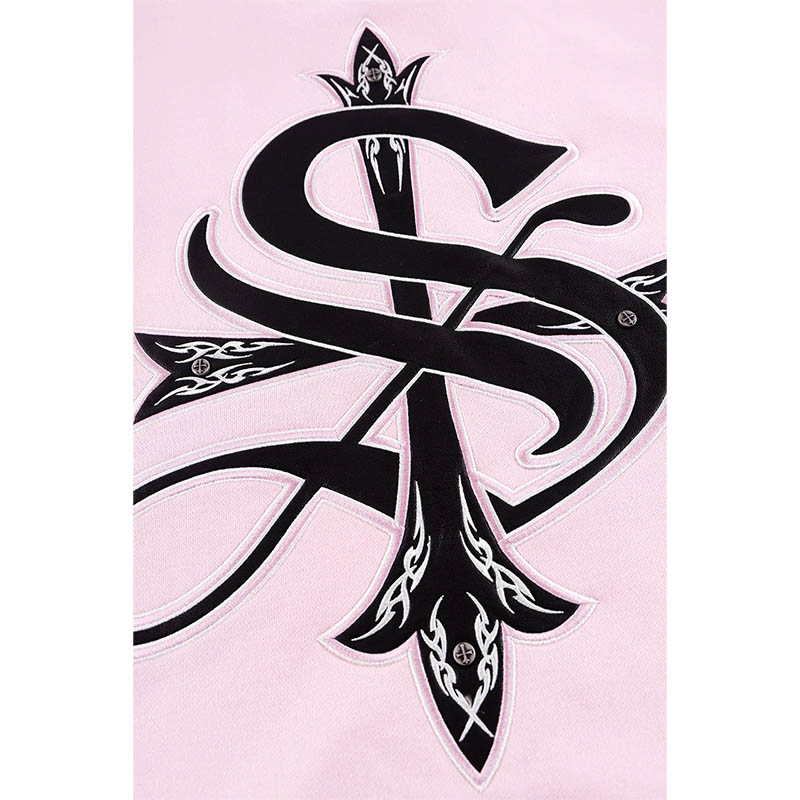 PIERCED TRIBAL CROSS HOODIE -3.COLOR-