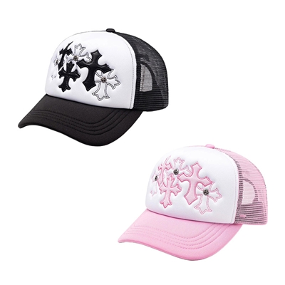 MULTIPLE CROSS MESH CAP -2.COLOR-