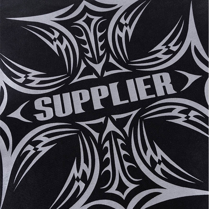 DISTRESSED TRIBAL IRON CROSS LOGO TEE -2.COLOR-