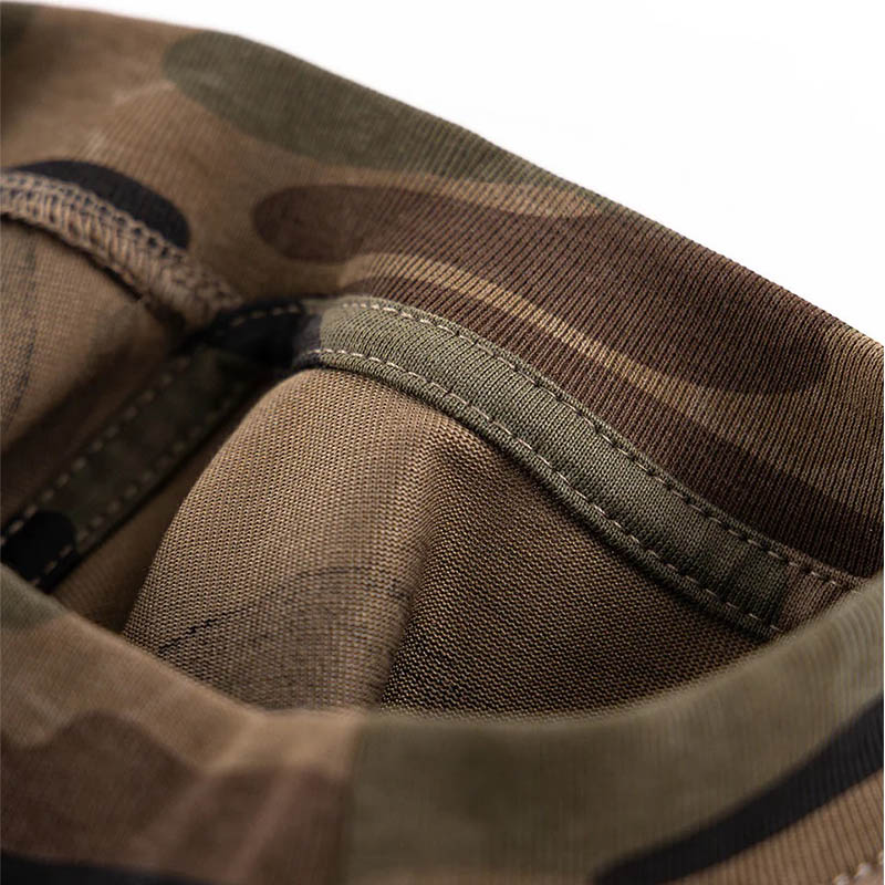 RHINESTONE FIRE BONES TEE -CAMO-