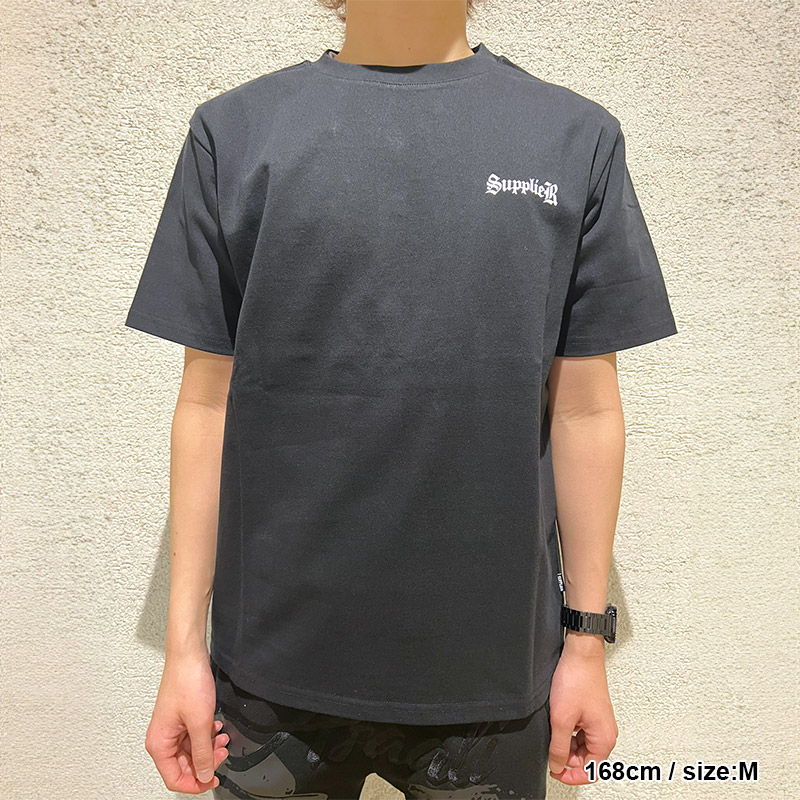 CROSS TEE BLACK & CRYSTAL -BLACK-