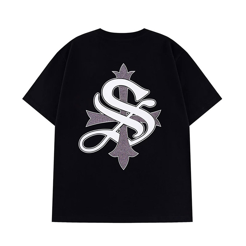 CROSS TEE BLACK & PINK -BLACK × PINK-
